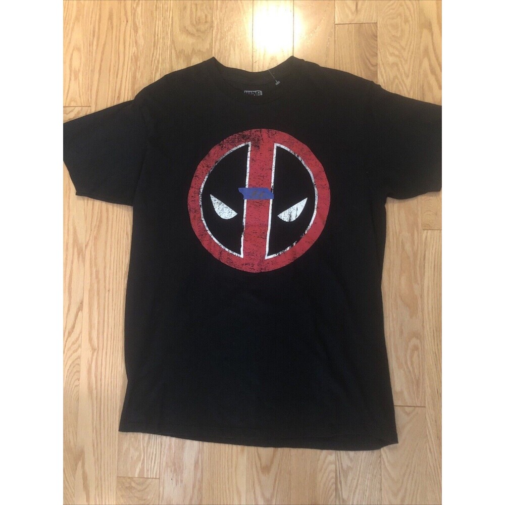 Marvel Deadpool T Shirt Black Size XL